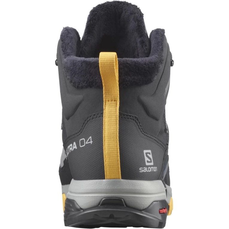 Black / Grey Salomon X Ultra 4 Mid Winter Thinsulate Climasalomon Waterproof Men's Winter Boots | IE HE0927